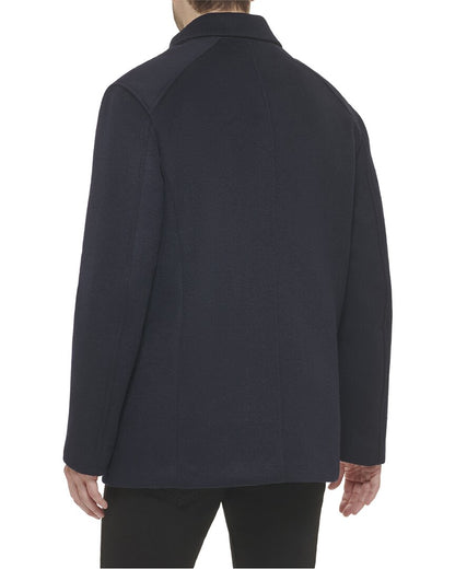 wool-blend coat