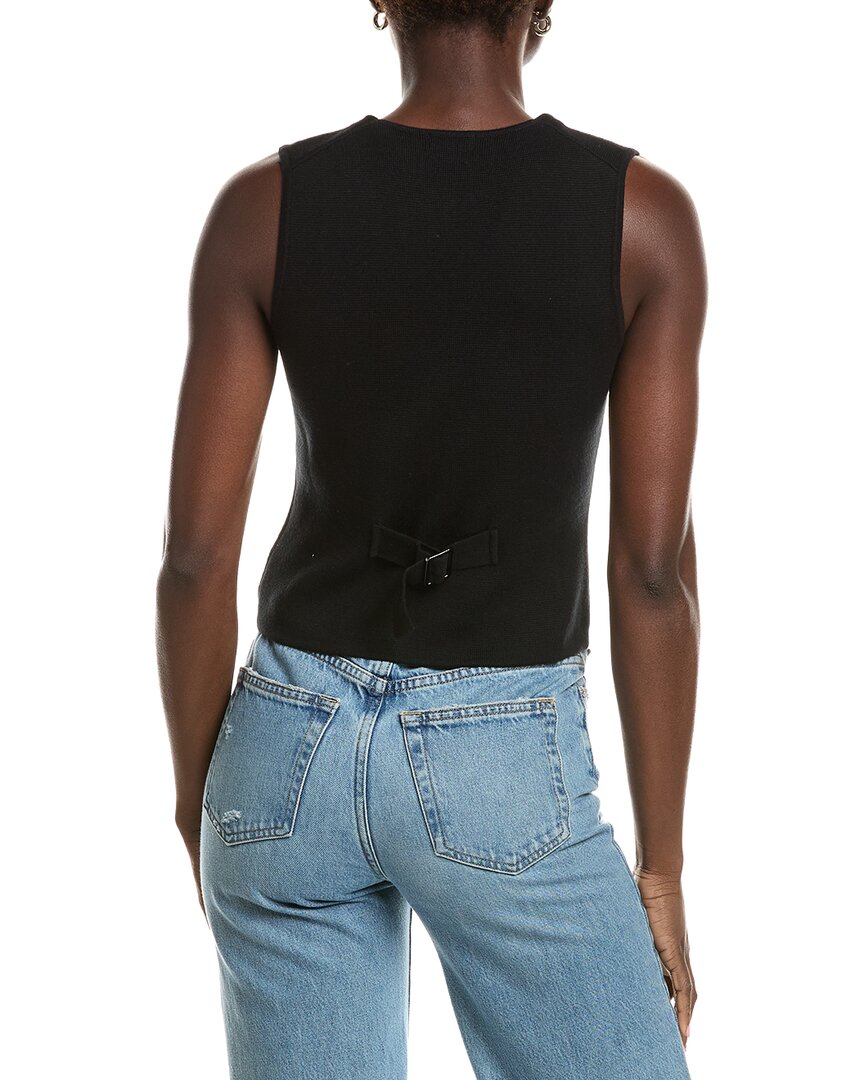 knit snap vest