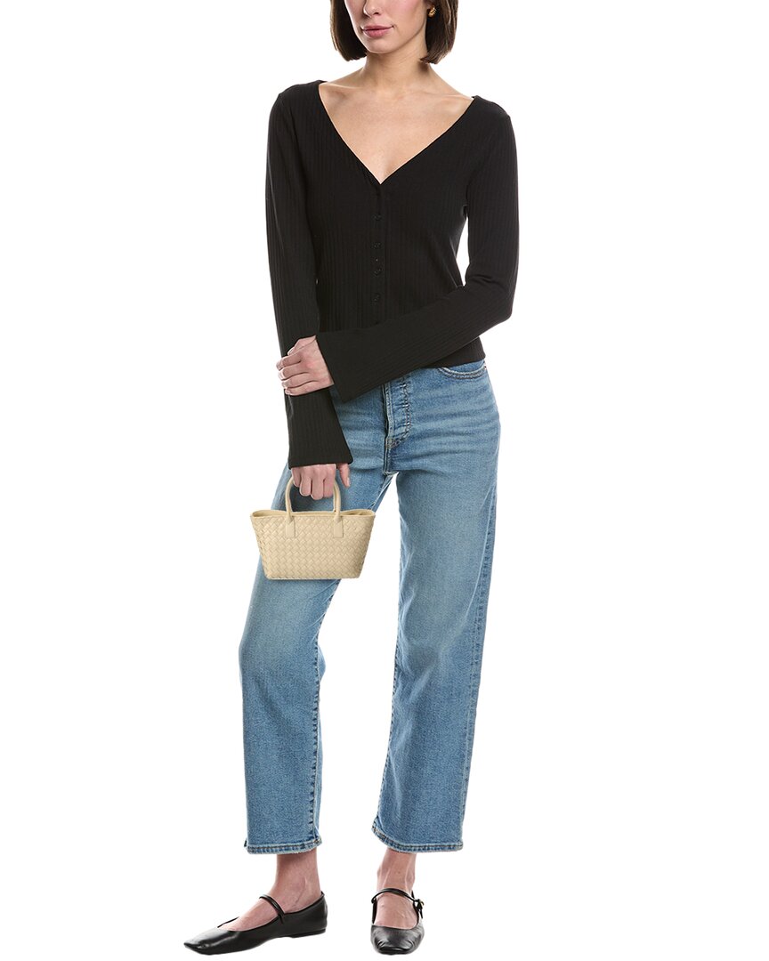 anya hand-woven leather satchel
