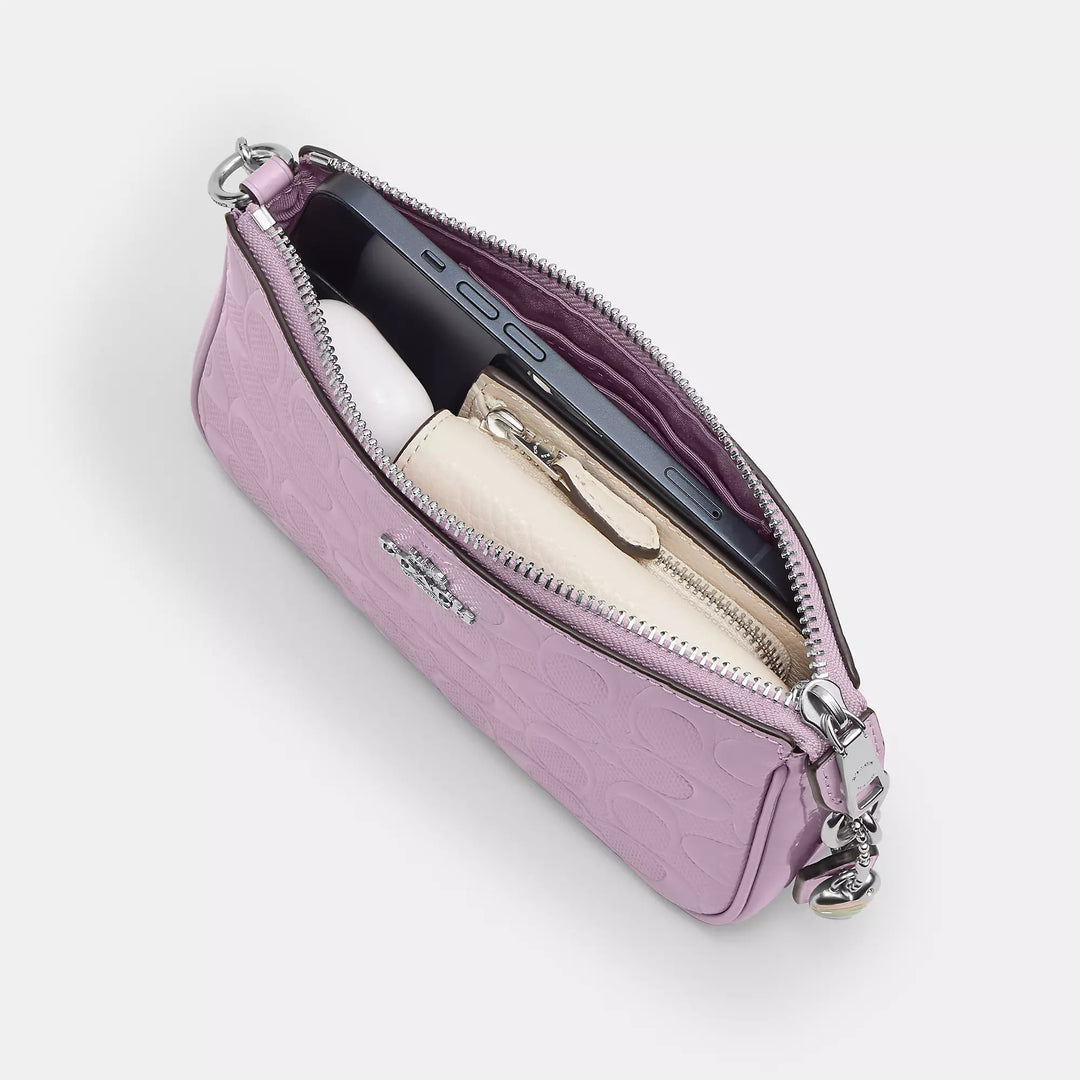 nolita 19 in signature leather with heart charm