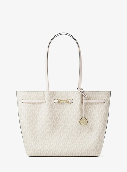 carson large signature logo tote bag
