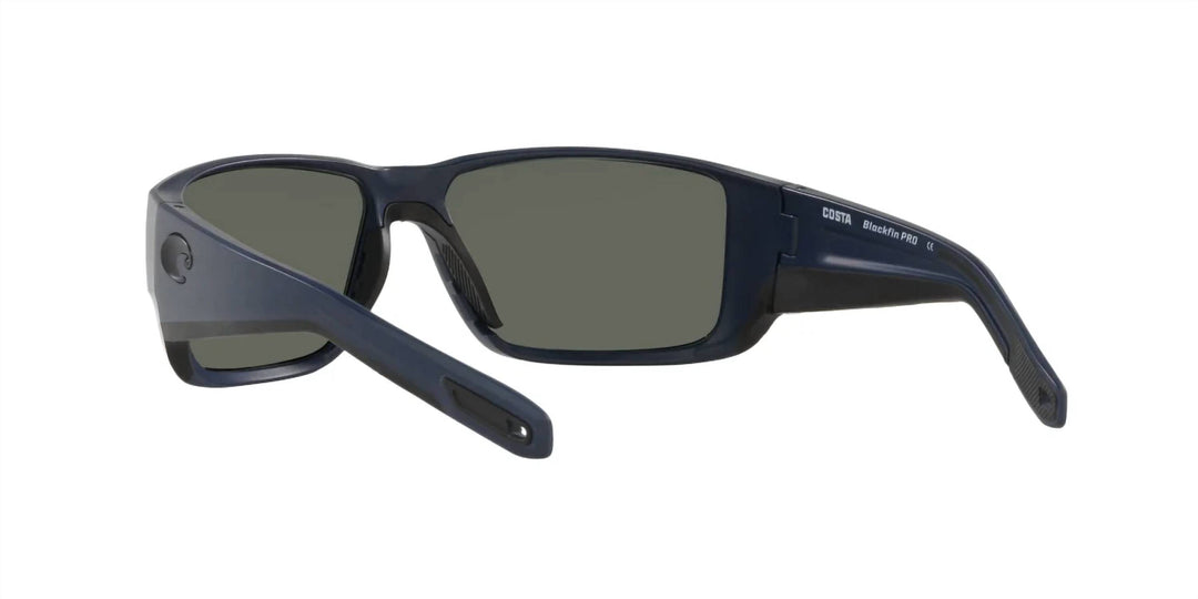 men's blackfin pro sunglasses in matte midnight blue/grey silver mirrored