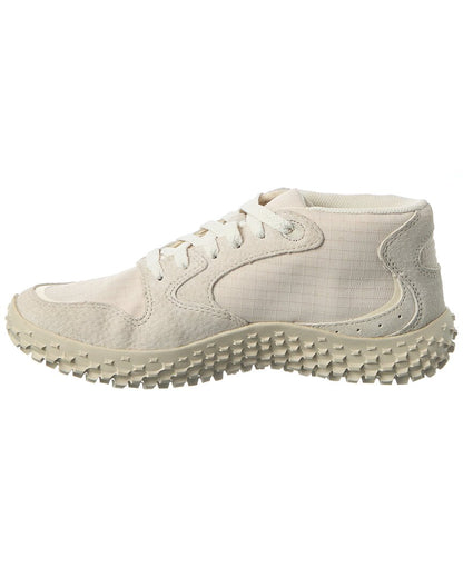 wrapt canvas & suede sneaker