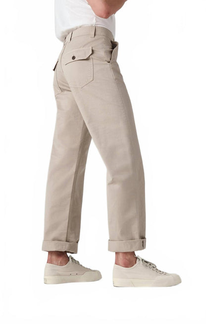 fatigue double twisted twill pants in sand