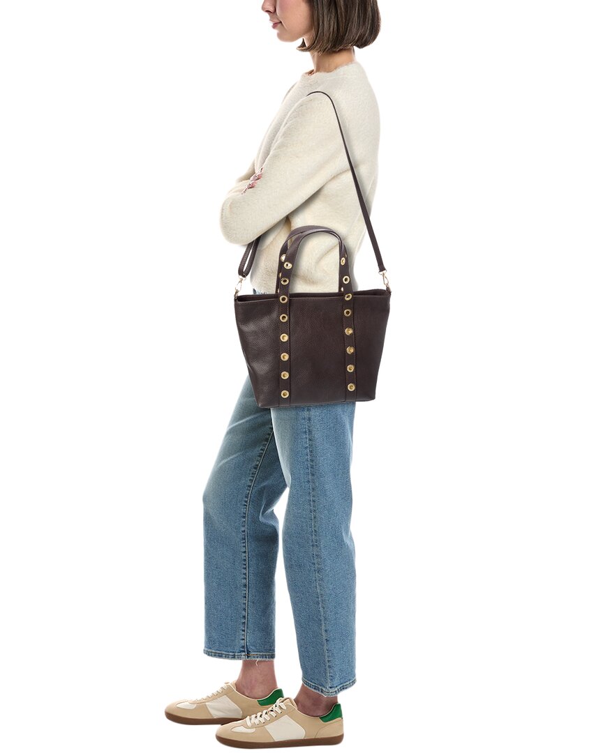 stella27 leather studded tote