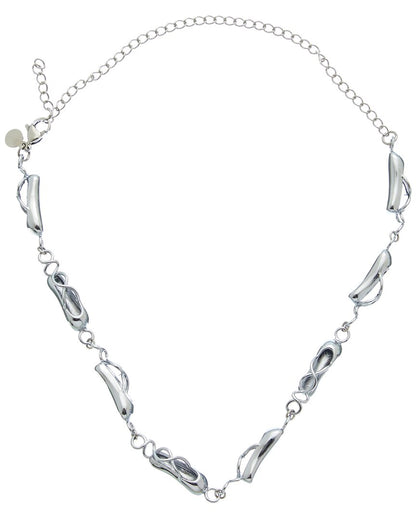 18k plated charm necklace