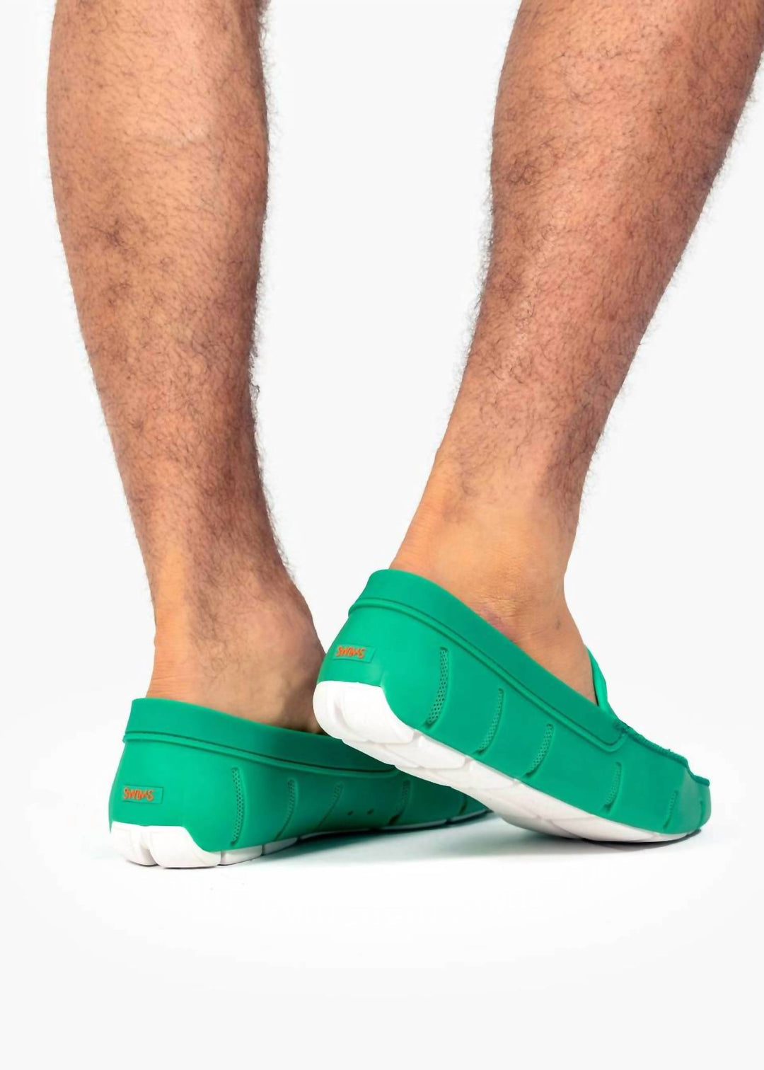 men's penny loafer in grass green