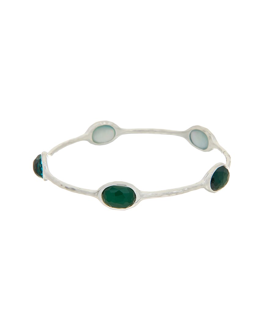 wonderland silver rock crystal bracelet