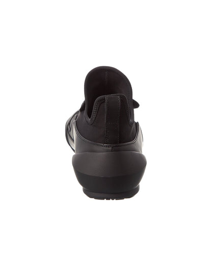 ferragamo nile leather sneaker