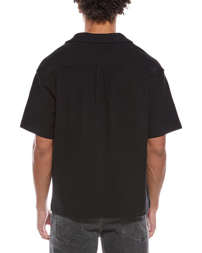 frame jacquard relaxed shirt