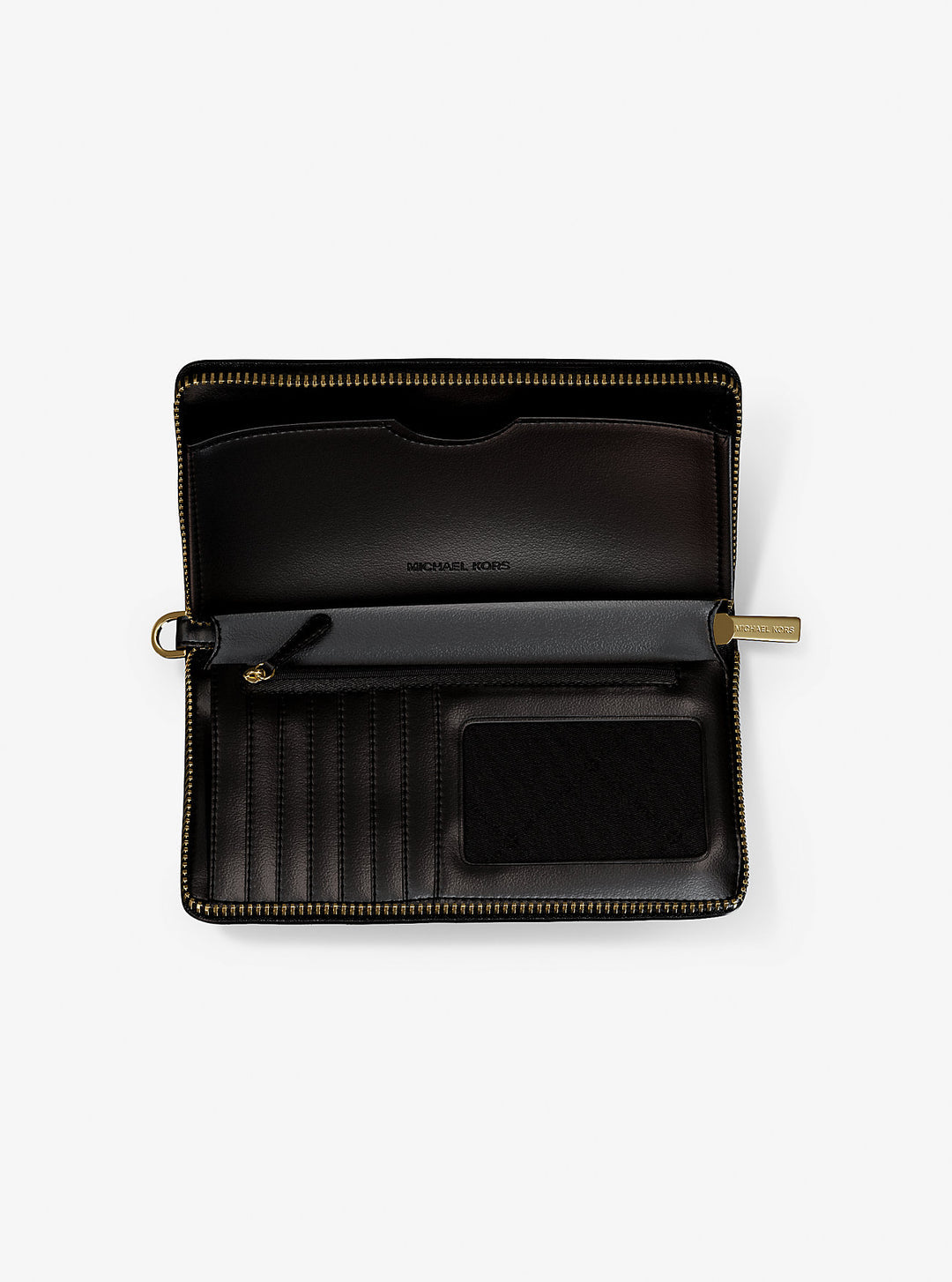 jet set large signature logo smartphone wallet