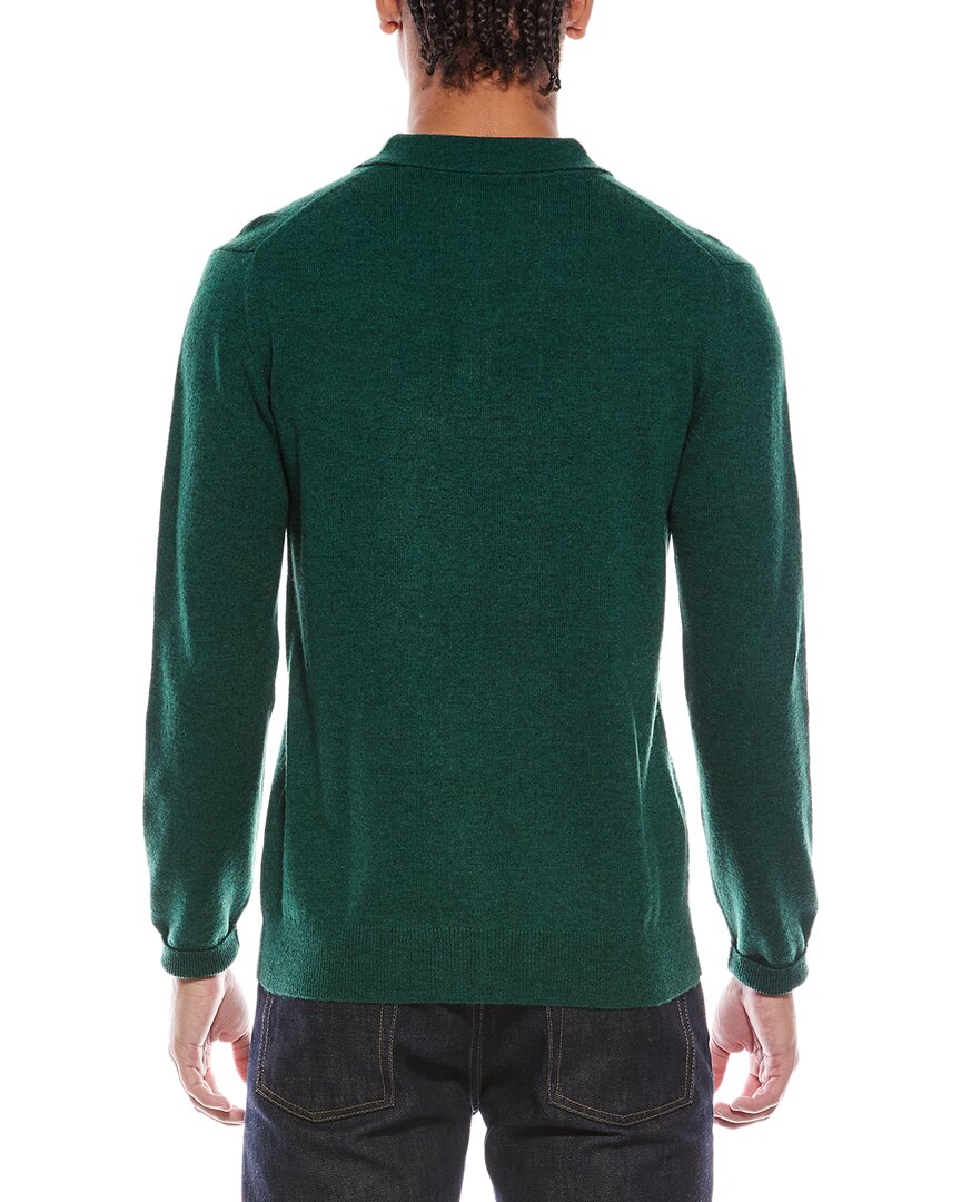 wool & cashmere-blend trophy neck sweater