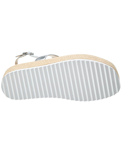 mel patent espadrille flatform sandal