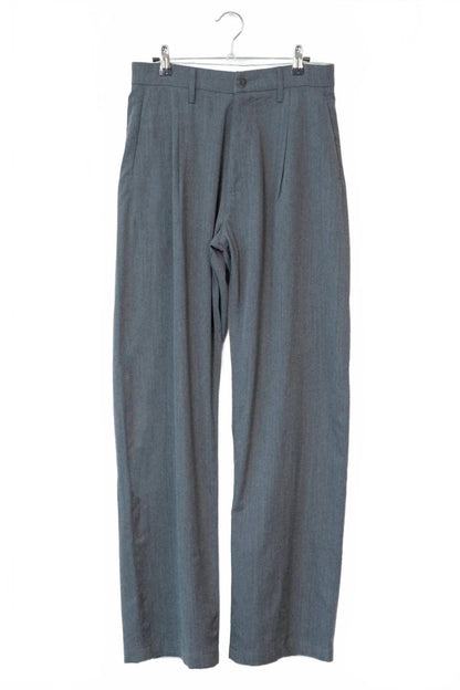 wool curve relaxed trouser in charcoal
