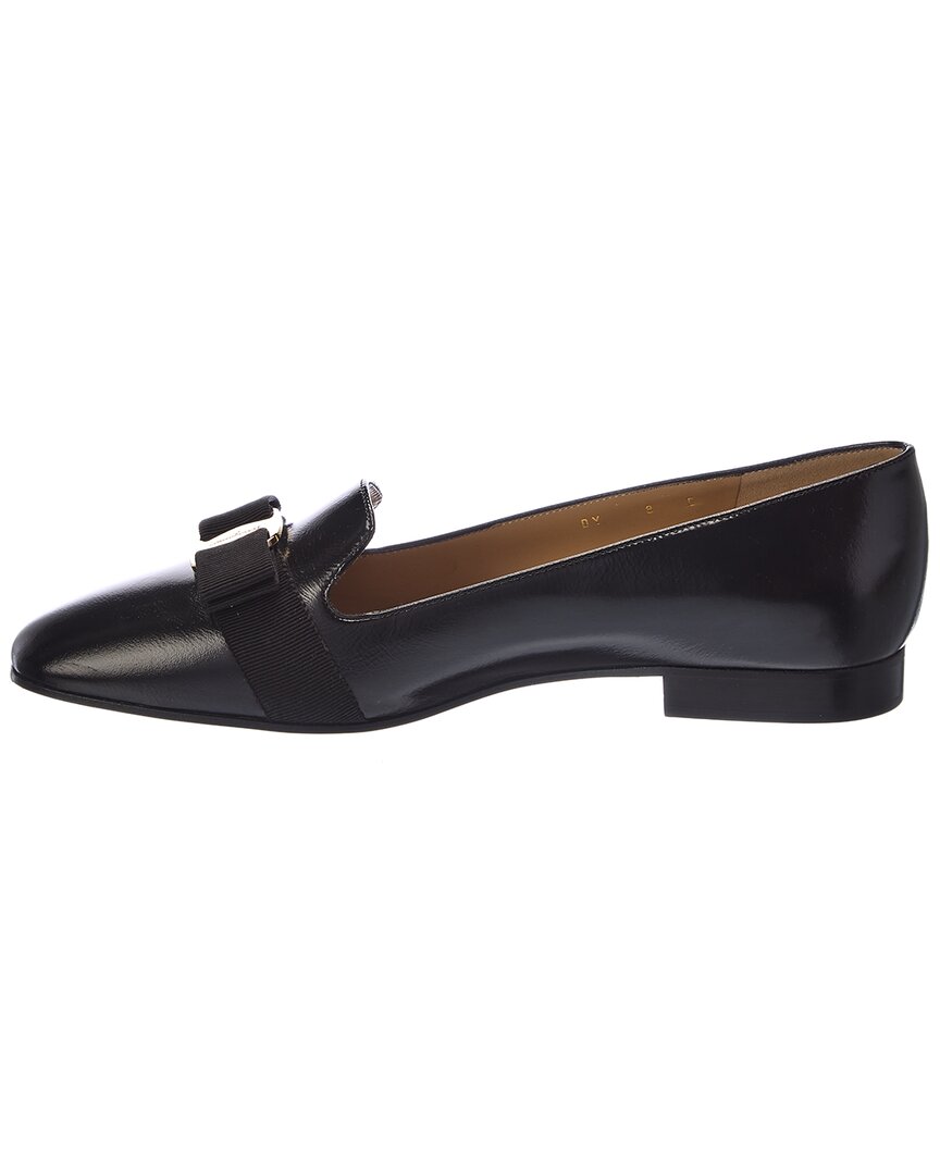 ferragamo laufer leather loafer