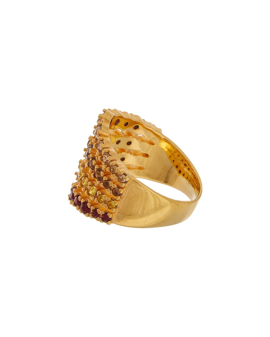 round rhinestone ring