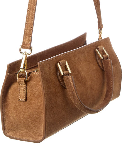 rosalind suede handbag