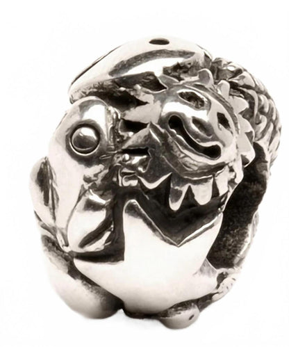 women's symbols bead charm in silver