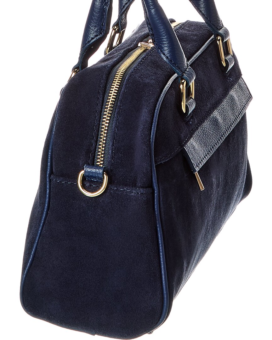 kiki27 suede shoulder bag