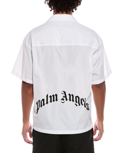 curved logo classic shirt