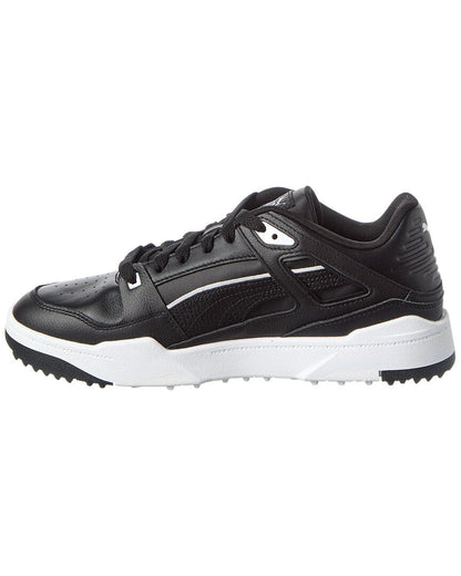 slipstream canvas & leather sneaker