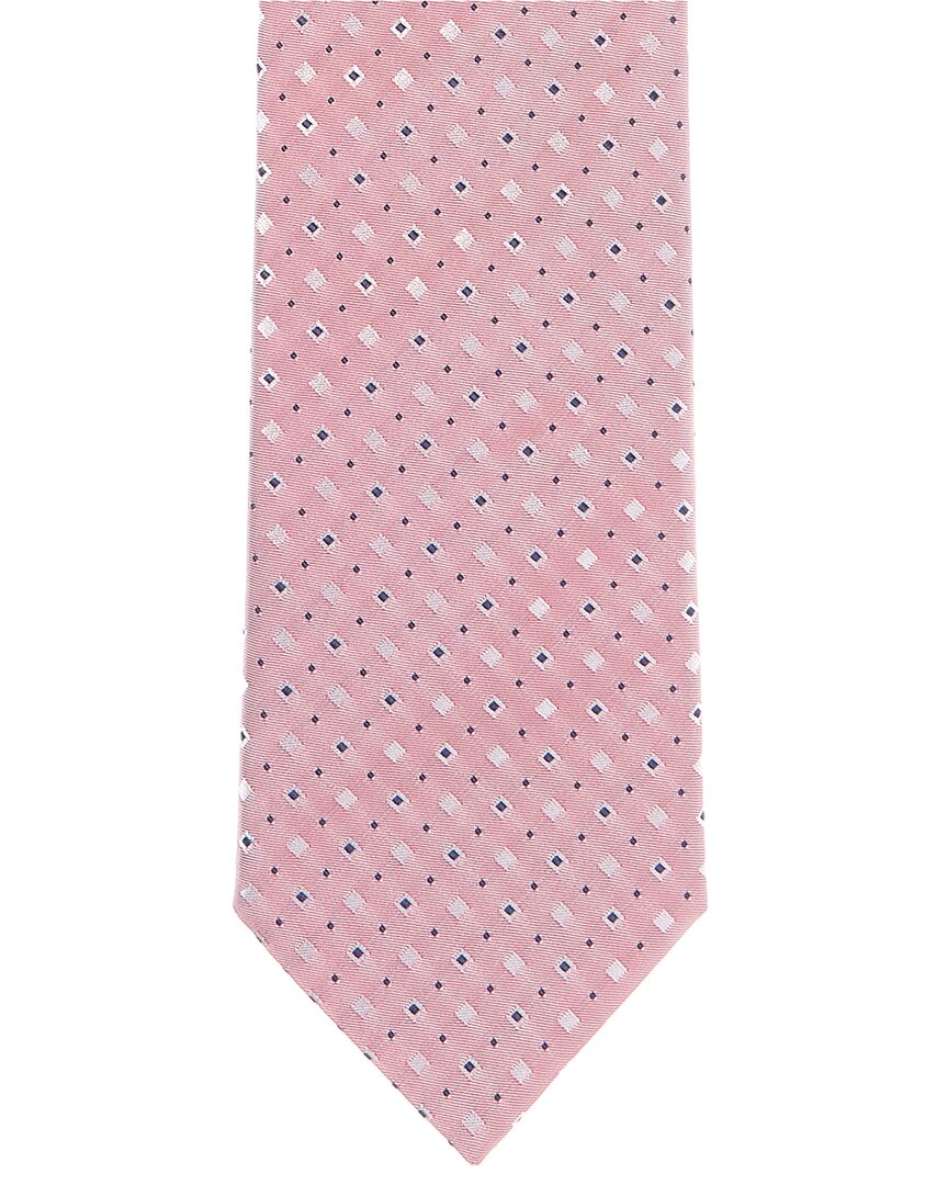 pink diamonds silk-blend tie
