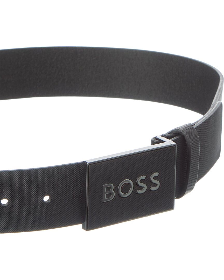icon leather belt