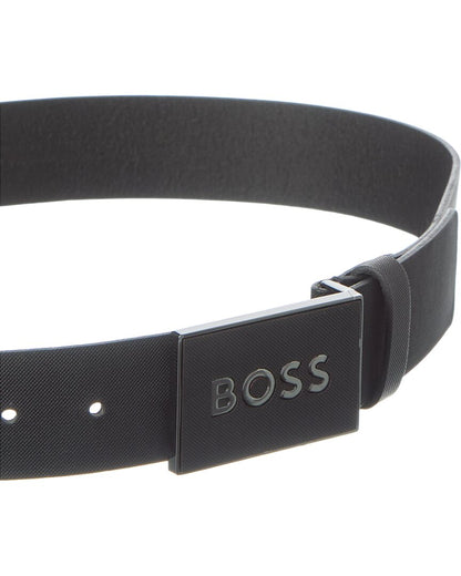 icon leather belt