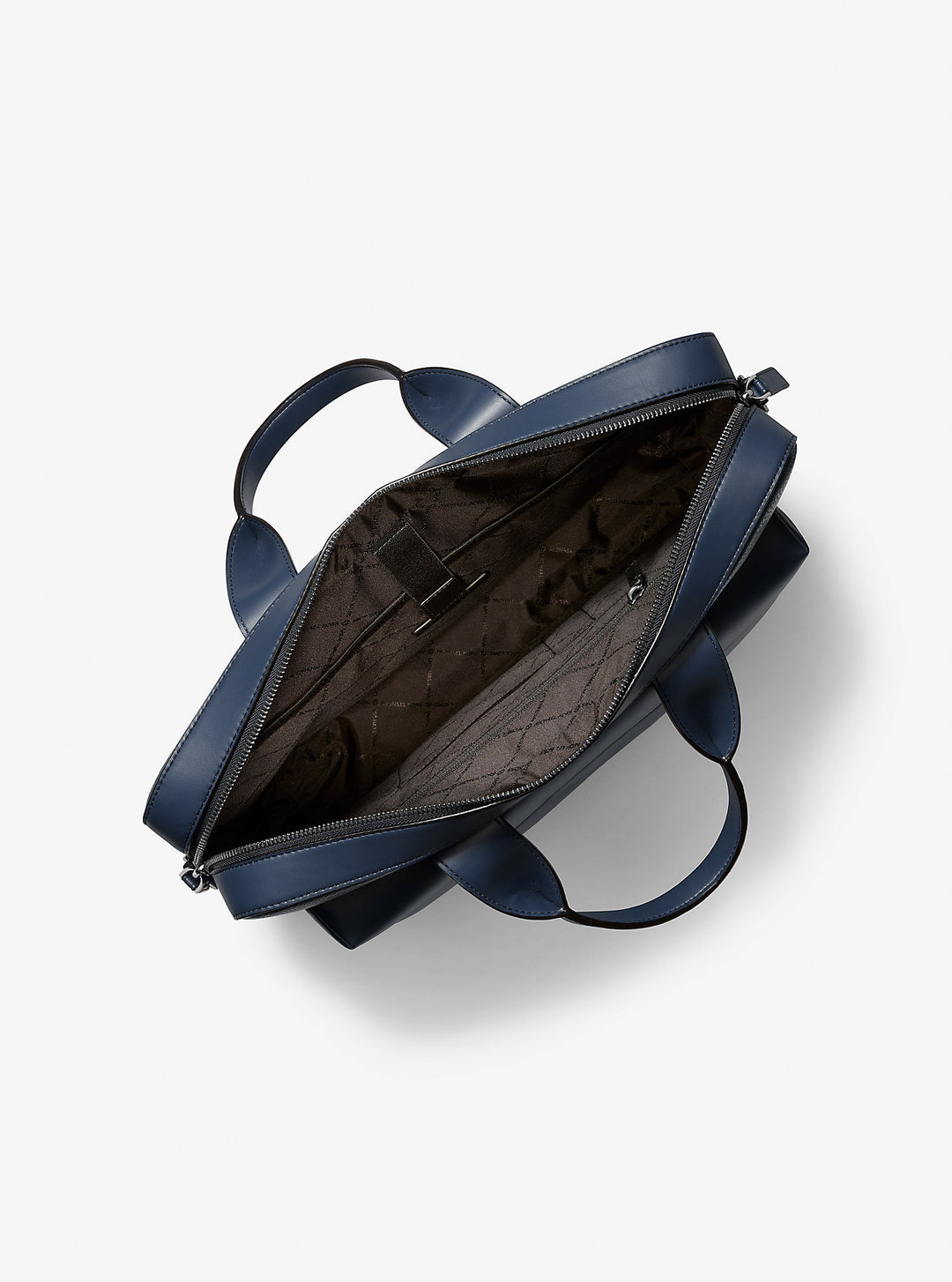 pacey medium pebbled leather pocket briefcase