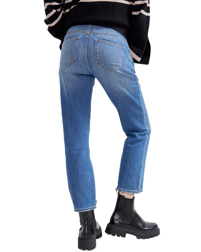 the over the bump straight maternity jean