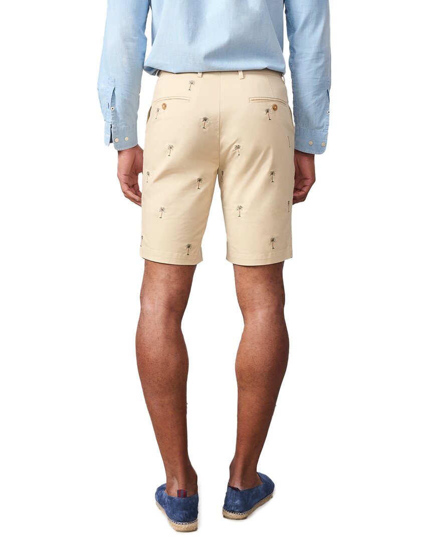 palm tree oliver embroidered short