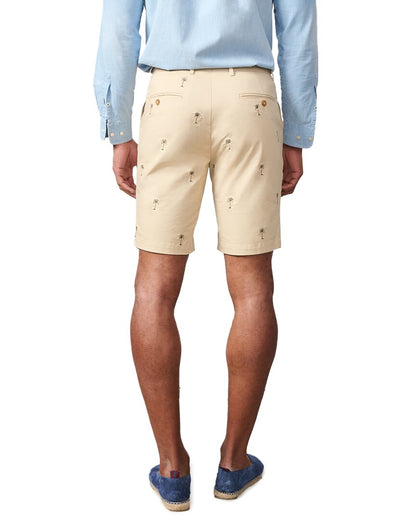 palm tree oliver embroidered short