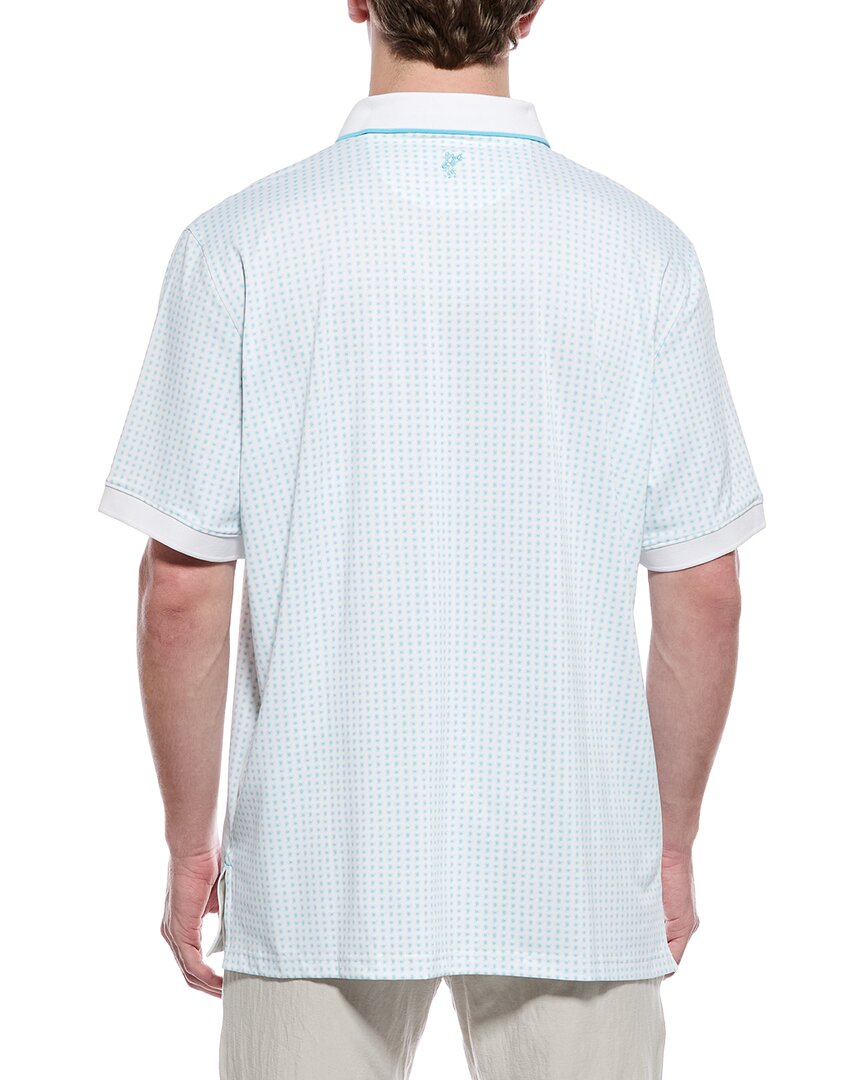 micro paisley polo shirt