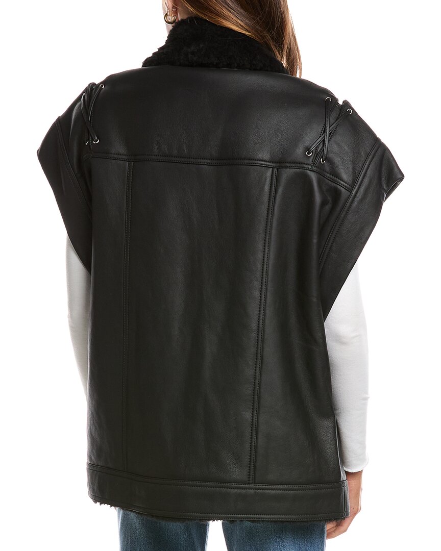 fjord leather & shearling jacket