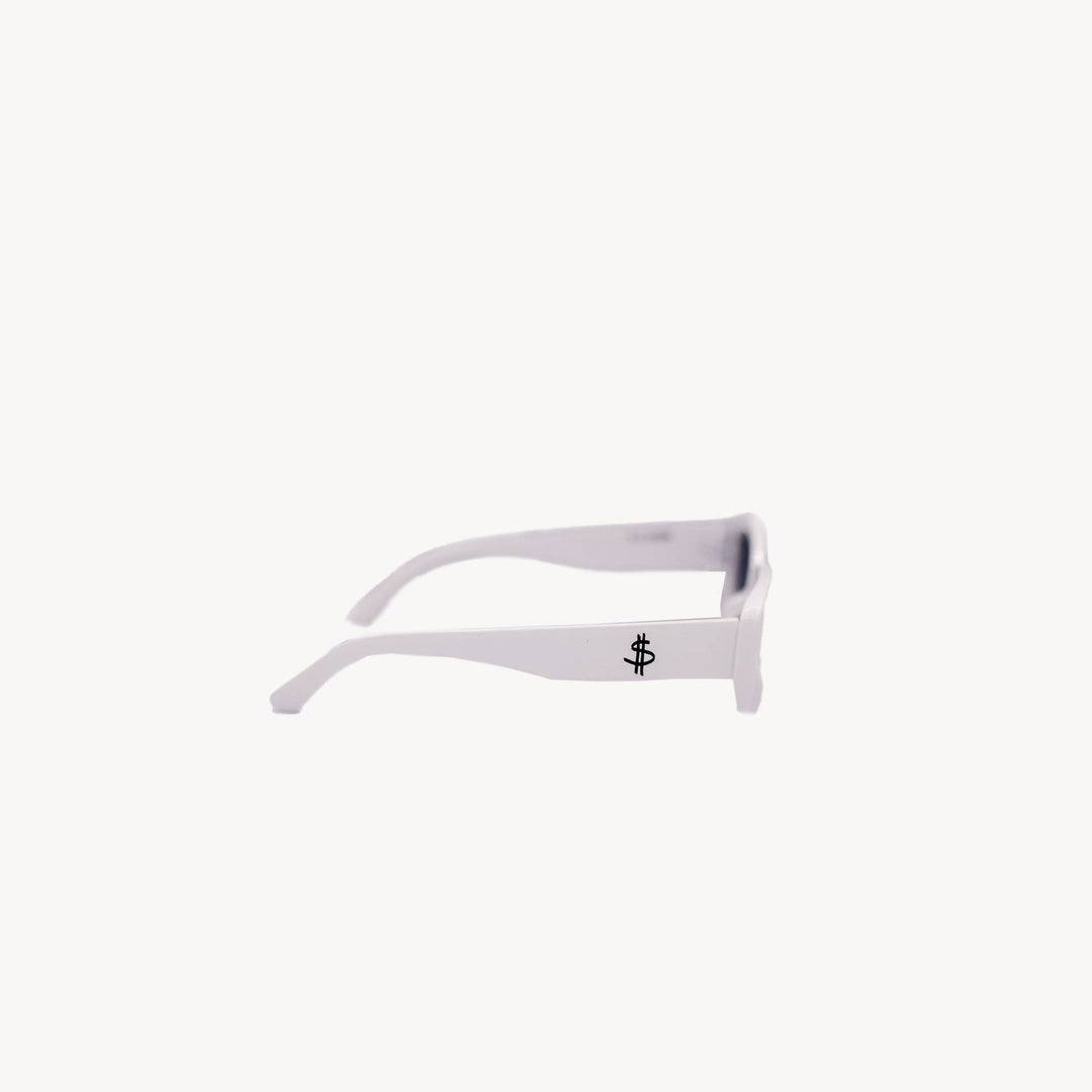 men's im worth a lot sunglasses in white noise