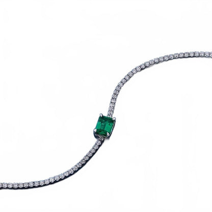 women's phoebe gemstone bracelet in silver