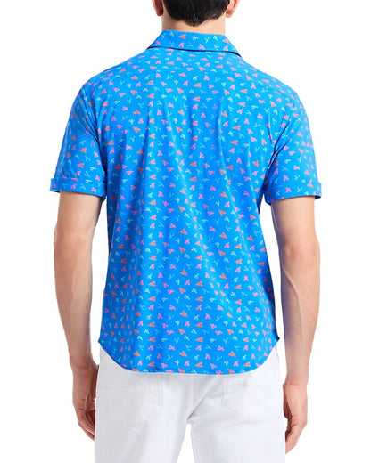 lobster roll knit shirt