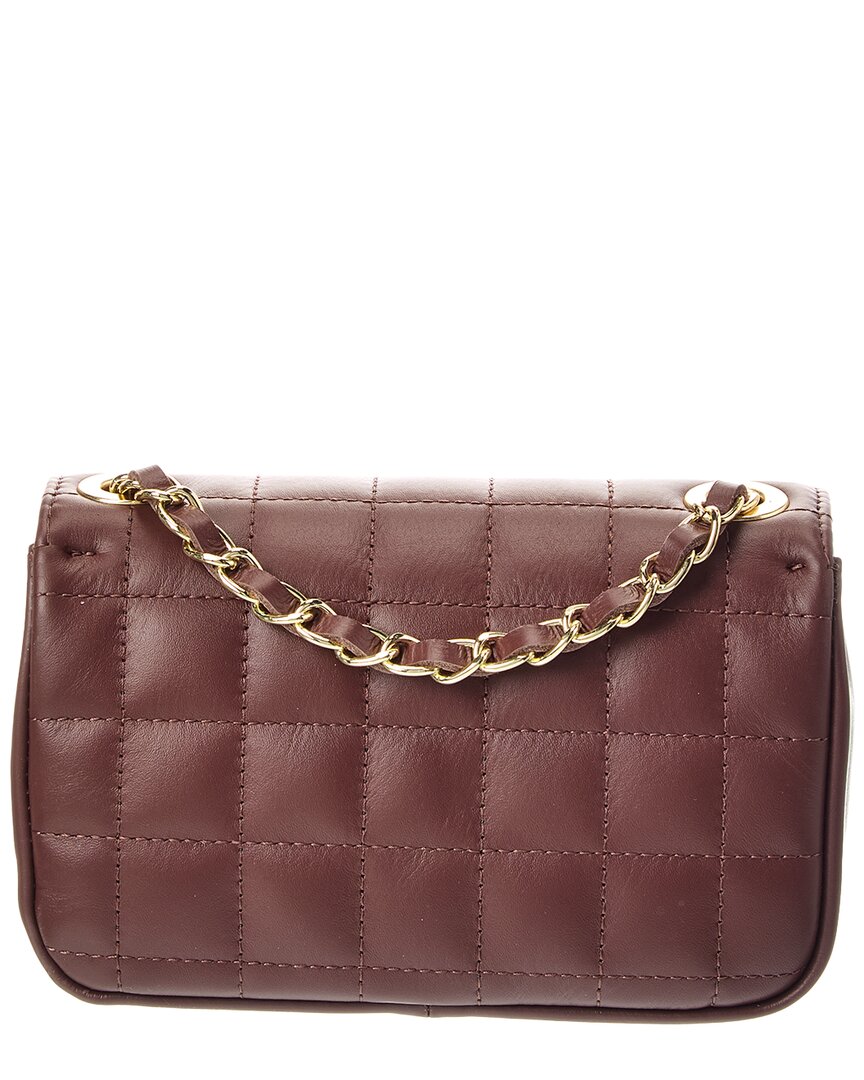 evelyn leather quilted crossbody