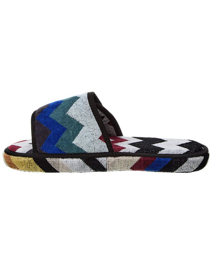 cyrus open slipper with tear