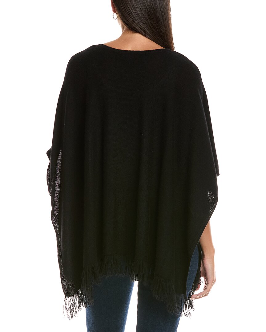 cashmere fringe cashmere poncho