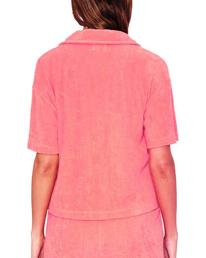 crop button-down shirt
