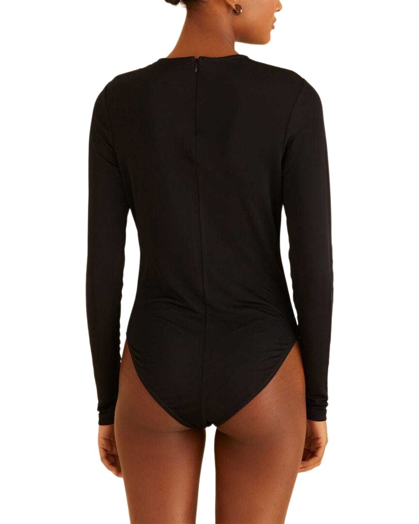 black long sleeve bodysuit