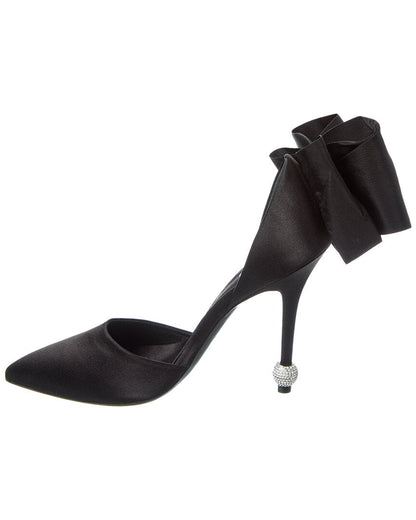 d'orsay papillon satin pump