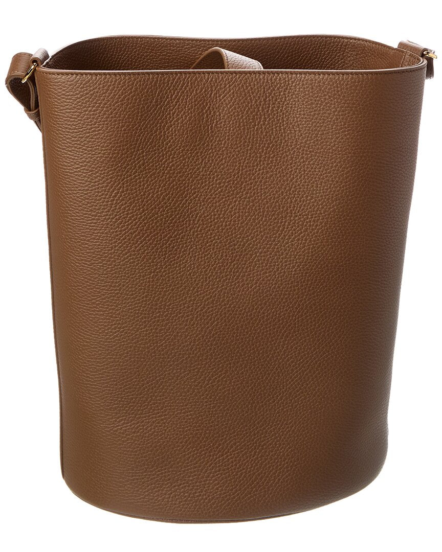 leather bucket bag