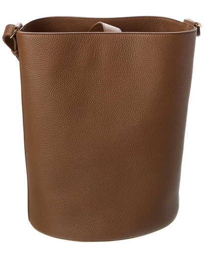 leather bucket bag