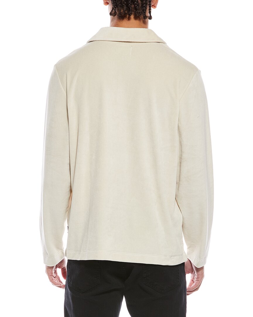 velour polo shirt