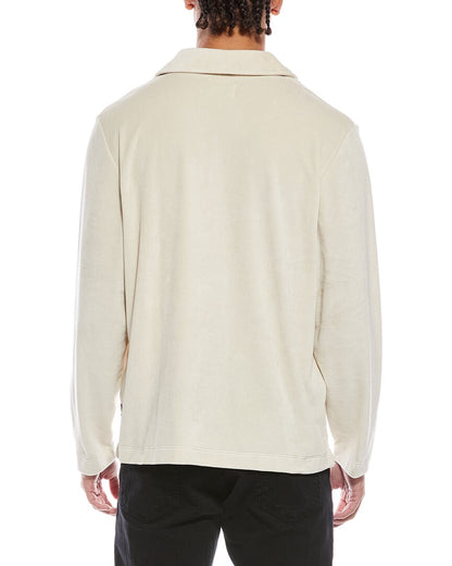 velour polo shirt