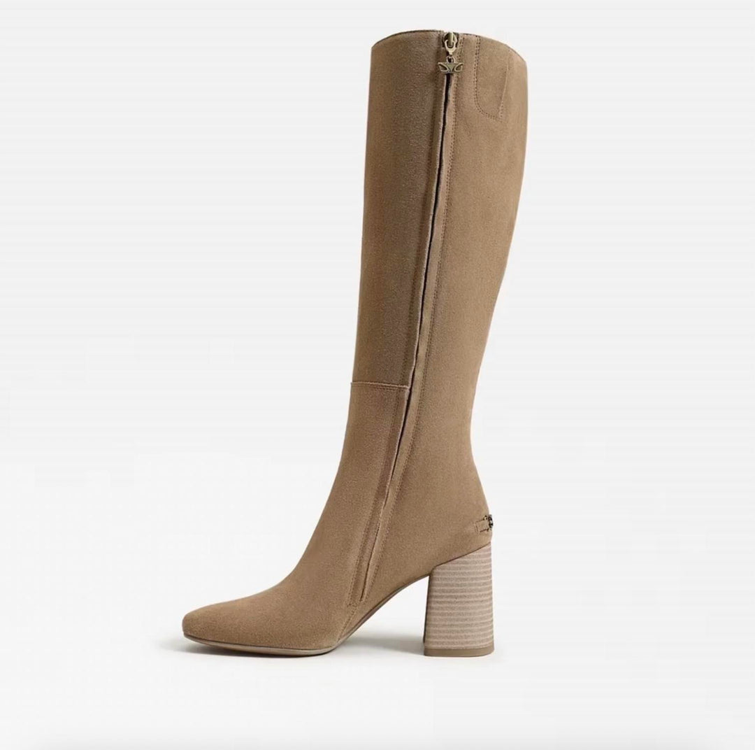 women's billie knee high boot in tan