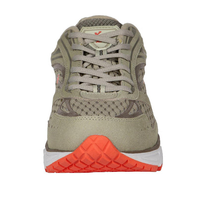 women's genesis xps mesh walking shoes in grey/salmon