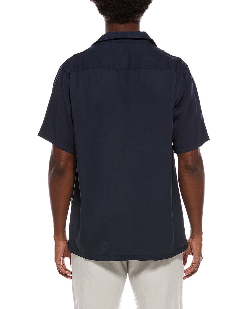 washed camp collar shirt